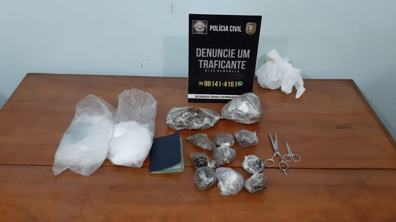 POLÍCIA CIVIL PRENDE HOMEM COM 1 KG DE SKANK NO BURITIZAL